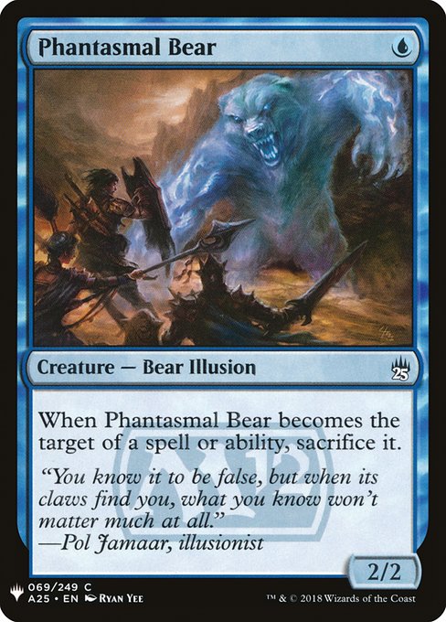 【ENG】《幻影の熊/Phantasmal Bear》[PWシンボル付き再版]