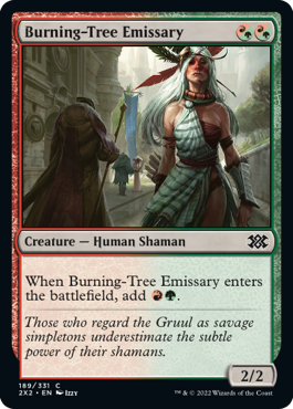 【ENG】【Foil】《炎樹族の使者/Burning-Tree Emissary》[2X2]