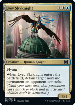 【ENG】【Foil】《リーヴの空騎士/Lyev Skyknight》[2X2]