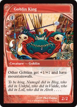 【ENG】【Foil】《ゴブリンの王/Goblin King》[MB2]