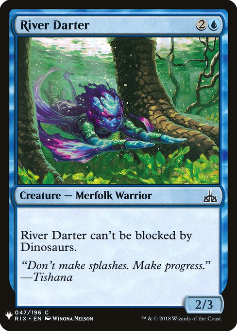 【ENG】《川の急航者/River Darter》[PWシンボル付き再版]