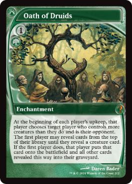 【ENG】【Foil】《ドルイドの誓い/Oath of Druids》[MB2]