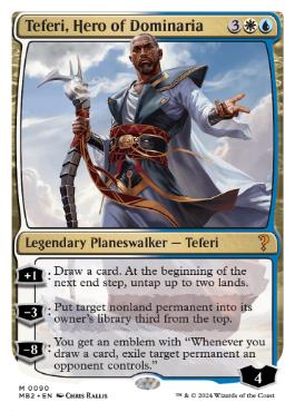 【ENG】《ドミナリアの英雄、テフェリー/Teferi, Hero of Dominaria》[MB2]
