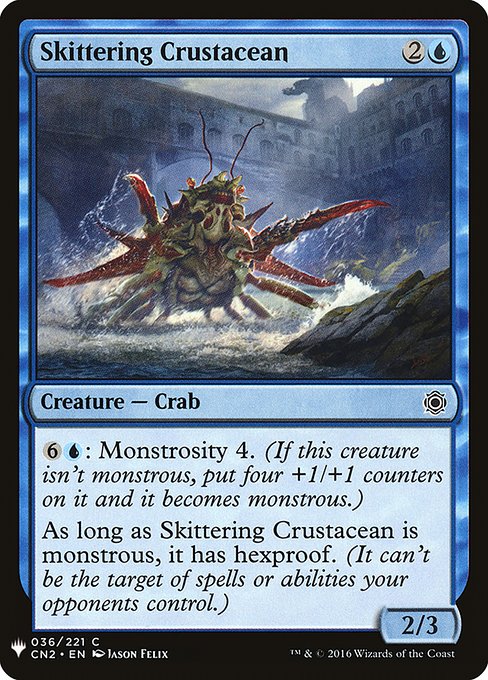 【ENG】《這い回る甲殻類/Skittering Crustacean》[PWシンボル付き再版]