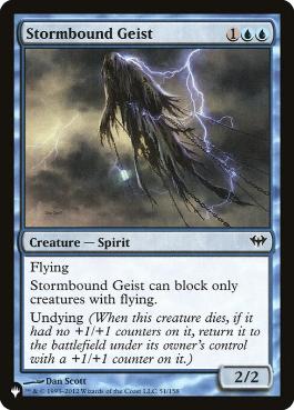 【ENG】《嵐縛りの霊/Stormbound Geist》[PWシンボル付き再版]
