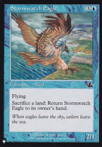 【ENG】《嵐を見守る鷲/Stormwatch Eagle》[PWシンボル付き再版]