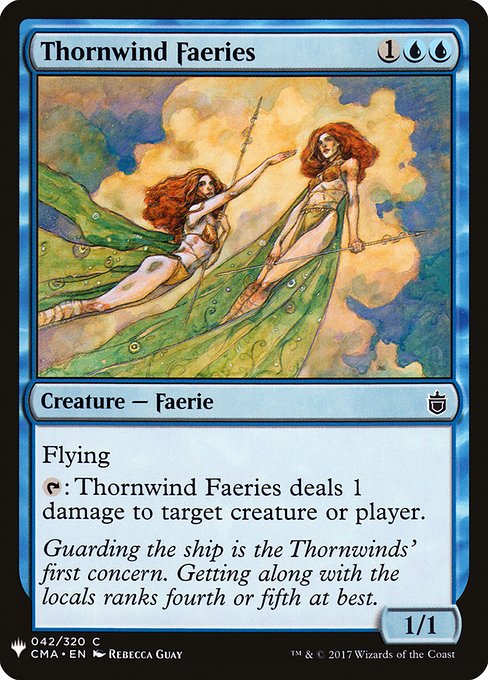 【ENG】《ソーンウィンド・フェアリー/Thornwind Faeries》[PWシンボル付き再版]