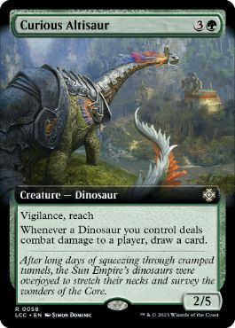 【ENG】■拡張アート■《好奇心旺盛なアルティサウルス/Curious Altisaur》[LCC]