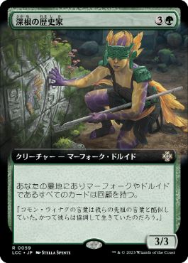 【JPN】■拡張アート■《深根の歴史家/Deeproot Historian》[LCC]