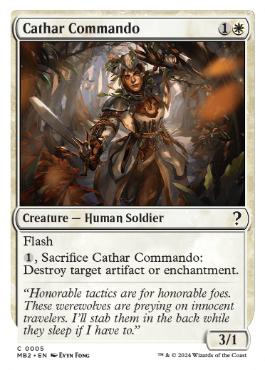 【ENG】《聖戦士の奇襲兵/Cathar Commando》[MB2]