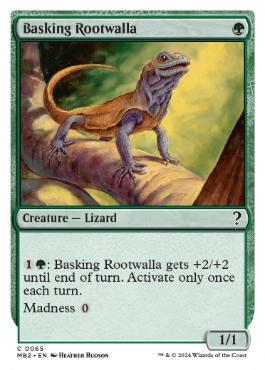 【ENG】《日を浴びるルートワラ/Basking Rootwalla》[MB2]