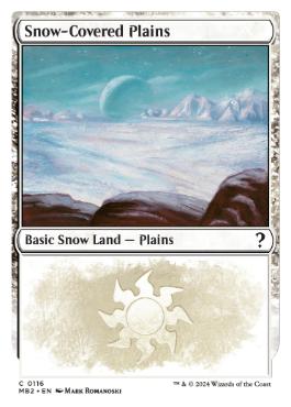 【ENG】《冠雪の平地/Snow-Covered Plains》[MB2]