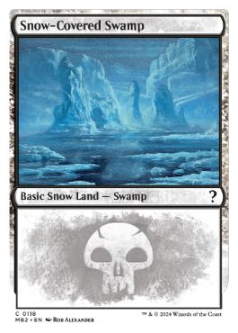 【ENG】《冠雪の沼/Snow-Covered Swamp》[MB2]