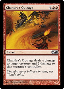 【ENG】【Foil】《チャンドラの憤慨/Chandra's Outrage》[M14]