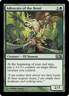 【ENG】【Foil】《獣の代言者/Advocate of the Beast》[M14]