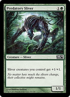 【ENG】【Foil】《捕食スリヴァー/Predatory Sliver》[M14]