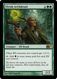 【ENG】《エルフの大ドルイド/Elvish Archdruid》[M13]