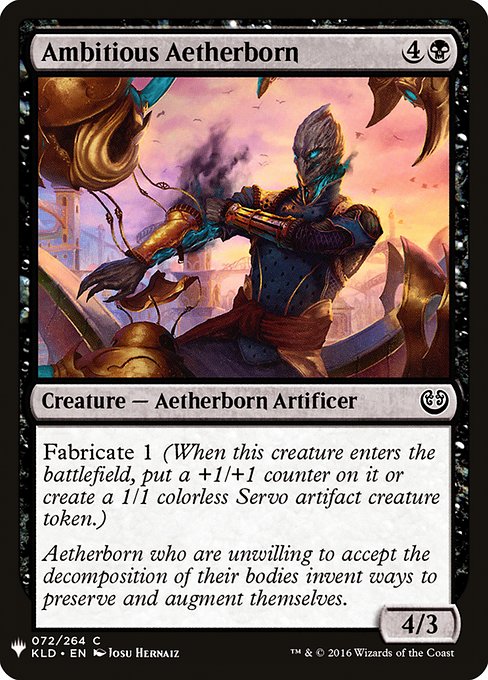 【ENG】《霊基体の野心家/Ambitious Aetherborn》[PWシンボル付き再版]