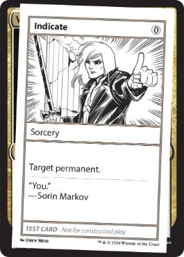 【ENG】■エンブレムなし■《IndicatePlay Test Card》[Mystery Booster Playtest Cards]