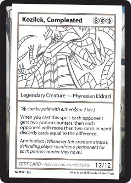 【ENG】■エンブレムなし■《Kozilek, CompleatedPlay Test Card》[Mystery Booster Playtest Cards]
