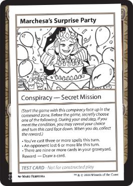 【ENG】■エンブレムなし■《Marchesa's Surprise PartyPlay Test Card》[Mystery Booster Playtest Cards]