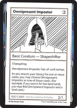 【ENG】■エンブレムなし■《Omnipresent ImpostorPlay Test Card》[Mystery Booster Playtest Cards]