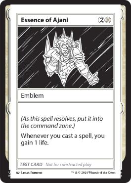 【ENG】■エンブレムなし■《Essence of AjaniPlay Test Card》[Mystery Booster Playtest Cards]