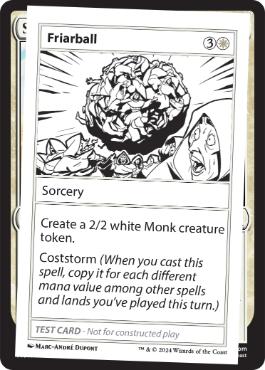 【ENG】■エンブレムなし■《FriarballPlay Test Card》[Mystery Booster Playtest Cards]