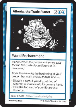 【ENG】■エンブレムなし■《Alberix, the Trade PlanetPlay Test Card》[Mystery Booster Playtest Cards]