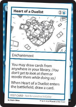 【ENG】■エンブレムなし■《Heart of a DuelistPlay Test Card》[Mystery Booster Playtest Cards]