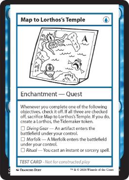 【ENG】■エンブレムなし■《Map to Lorthos's TemplePlay Test Card》[Mystery Booster Playtest Cards]