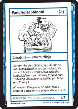 【ENG】■エンブレムなし■《Panglacial ShinobiPlay Test Card》[Mystery Booster Playtest Cards]