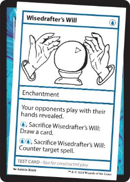 【ENG】■エンブレムなし■《Wisedrafter's WillPlay Test Card》[Mystery Booster Playtest Cards]