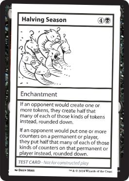 【ENG】■エンブレムなし■《Halving SeasonPlay Test Card》[Mystery Booster Playtest Cards]