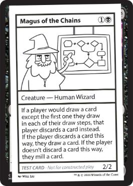 【ENG】■エンブレムなし■《Magus of the ChainsPlay Test Card》[Mystery Booster Playtest Cards]