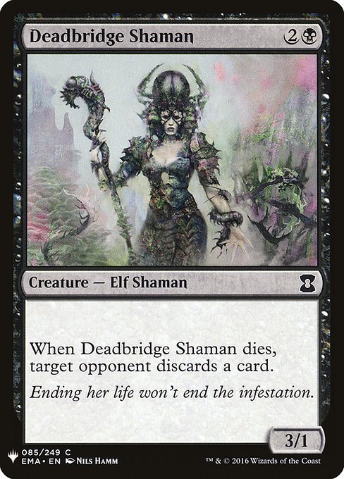 【ENG】《死橋のシャーマン/Deadbridge Shaman》[PWシンボル付き再版]