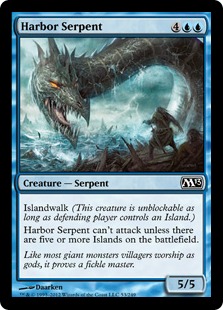 【ENG】【Foil】《湾口の海蛇/Harbor Serpent》[M13]