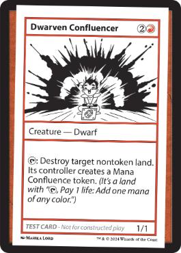 【ENG】■エンブレムなし■《Dwarven ConfluencerPlay Test Card》[Mystery Booster Playtest Cards]