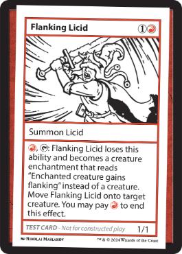【ENG】■エンブレムなし■《Flanking LicidPlay Test Card》[Mystery Booster Playtest Cards]