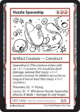 【ENG】■エンブレムなし■《Vuzzle SpaceshipPlay Test Card》[Mystery Booster Playtest Cards]