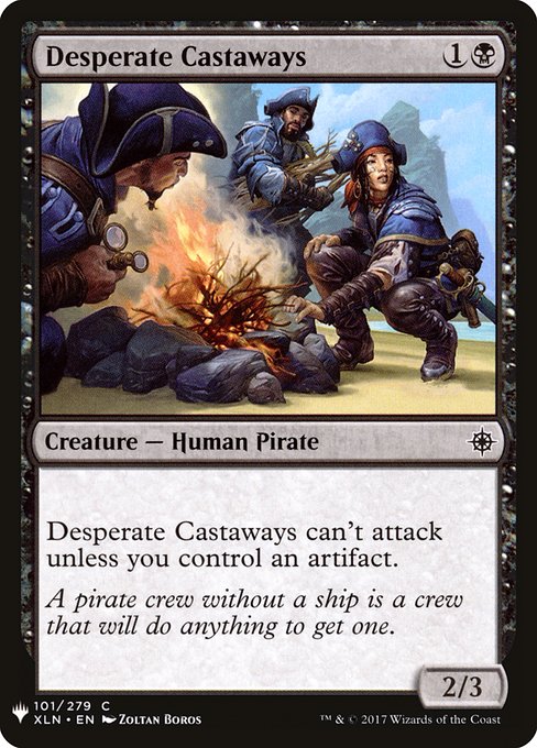 【ENG】《自暴自棄の漂流者/Desperate Castaways》[PWシンボル付き再版]