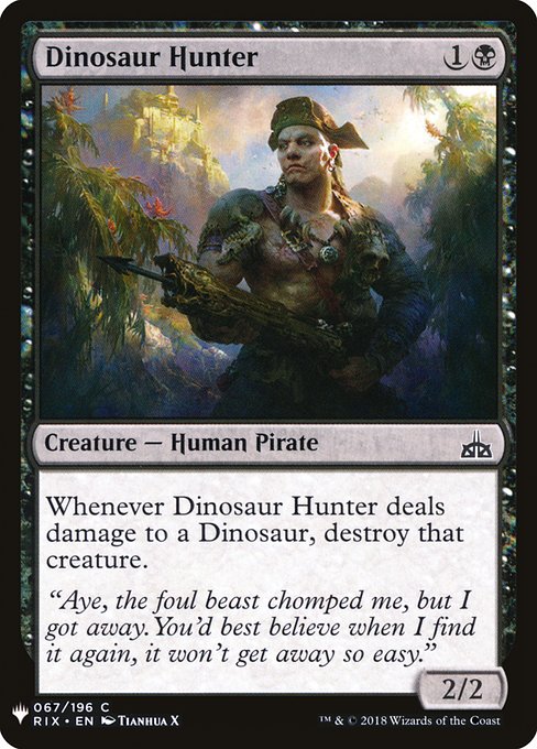 【ENG】《恐竜ハンター/Dinosaur Hunter》[PWシンボル付き再版]