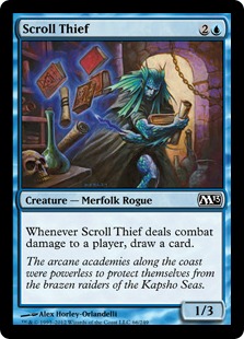 【ENG】【Foil】《巻物泥棒/Scroll Thief》[M13]