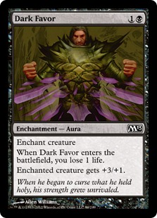 【ENG】【Foil】《闇の好意/Dark Favor》[M13]