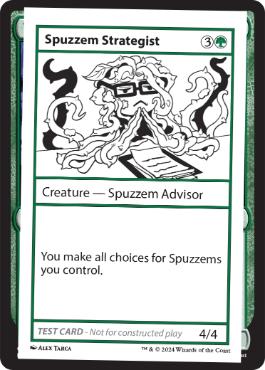 【ENG】■エンブレムなし■《Spuzzem StrategistPlay Test Card》[Mystery Booster Playtest Cards]