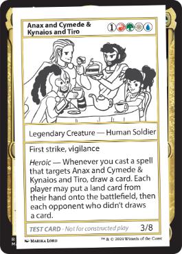 【ENG】■エンブレムなし■《Anax and Cymede & Kynaios and TiroPlay Test Card》[Mystery Booster Playtest Cards]