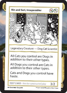 【ENG】■エンブレムなし■《Rin and Seri, InseparablerPlay Test Card》[Mystery Booster Playtest Cards]