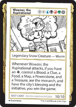 【ENG】■エンブレムなし■《Wowzer, the AspirationalPlay Test Card》[Mystery Booster Playtest Cards]
