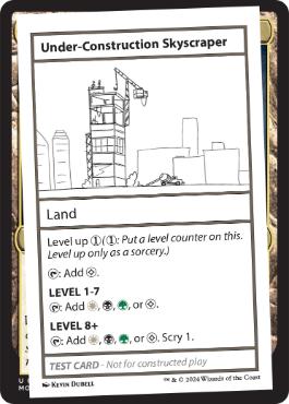 【ENG】■エンブレムなし■《Under-Construction SkyscraperPlay Test Card》[Mystery Booster Playtest Cards]