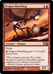 【ENG】【Foil】《ドラゴンの雛/Dragon Hatchling》[M13]
